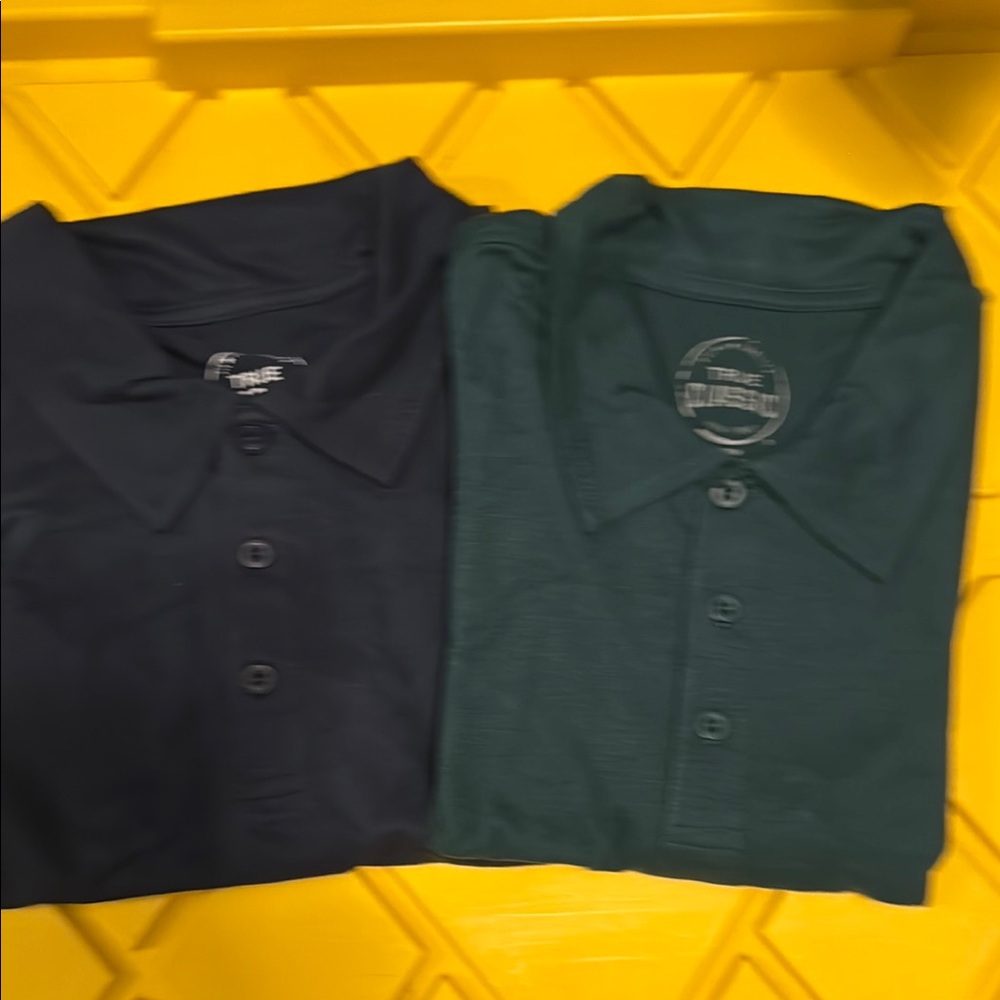 Men's Classic Polo Shirt - Navy and Green
